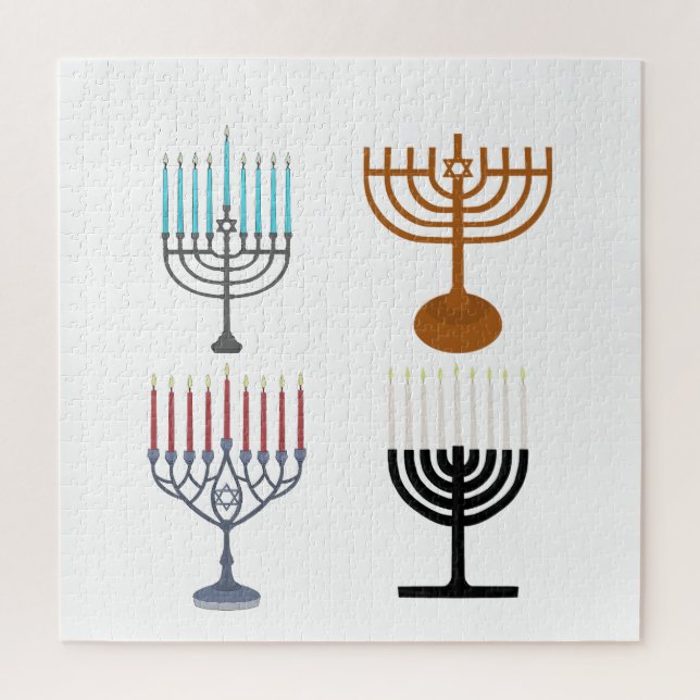 Quebra-cabeça Hanukkah Judaísmo Judeu Religião (Vertical)