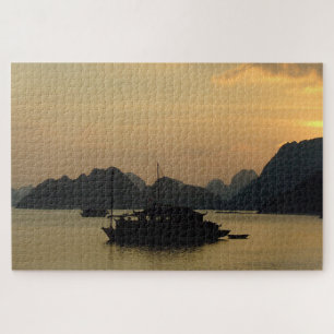 Quebra-cabeça Hao Bay, Sunset & Vietnam /Ladscapes Asia