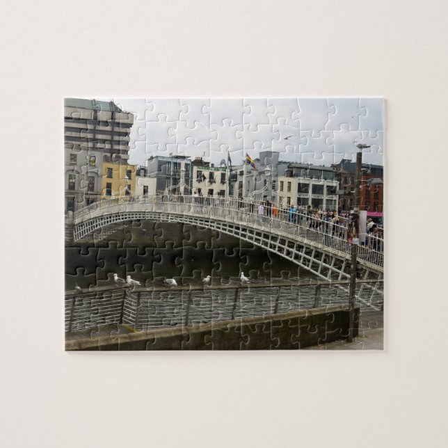 Quebra-cabeça Hapenny Bridge Dublin (Horizontal)