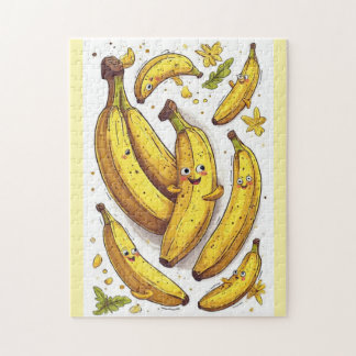 Quebra-cabeça Happy Bananas Puzzle
