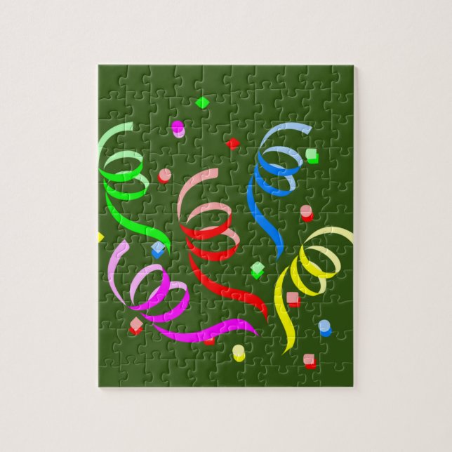 Quebra-cabeça Happy Birthday Confetti (Vertical)