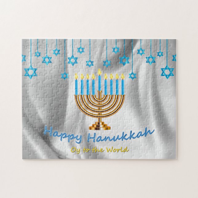 Quebra-cabeça Happy Hanukkah (Horizontal)