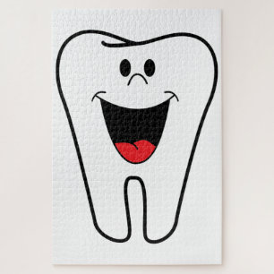 Quebra-cabeça Happy teeth customizable for your Dental practice