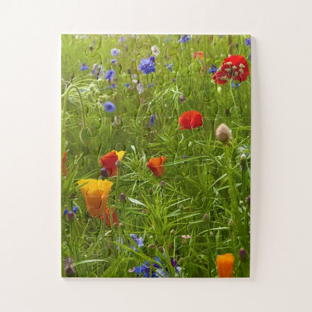 Quebra-cabeça Harmonia de Flores Silvestres | Prado de Dunvegan, (Vertical)