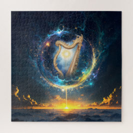 Quebra-cabeça Harpa Celestial dos Céus Ligados à Lua.