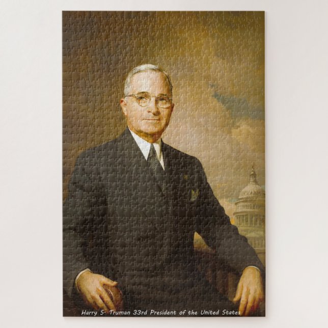 Quebra-cabeça Harry S. Truman 33º Presidente (Vertical)