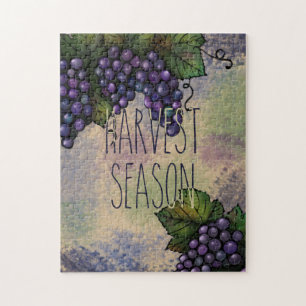 Quebra-cabeça Harvest Season Uvas Roxas
