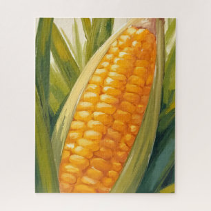 Quebra-cabeça Haste de Milho Pintura a Óleo do Sul do Campo Ag