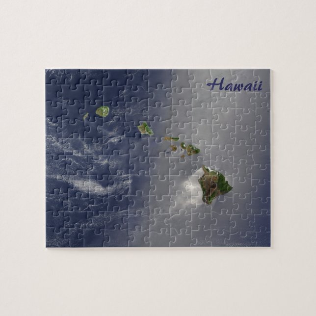 Quebra-cabeça Havaí do espaço (Horizontal)