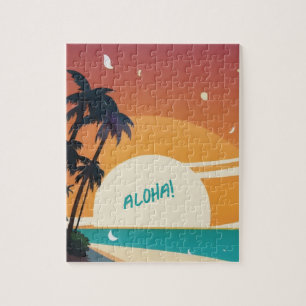 Quebra-cabeça Havaiano/Aloha/Tropical/praia