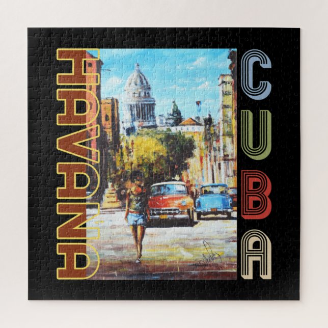 Quebra-cabeça Havana Cuba Fine Art - Capital Nacional (Vertical)
