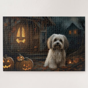 Quebra-cabeça Havanês Halloween Assustador