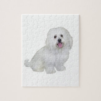 Quebra-cabeça Havanese (branco)
