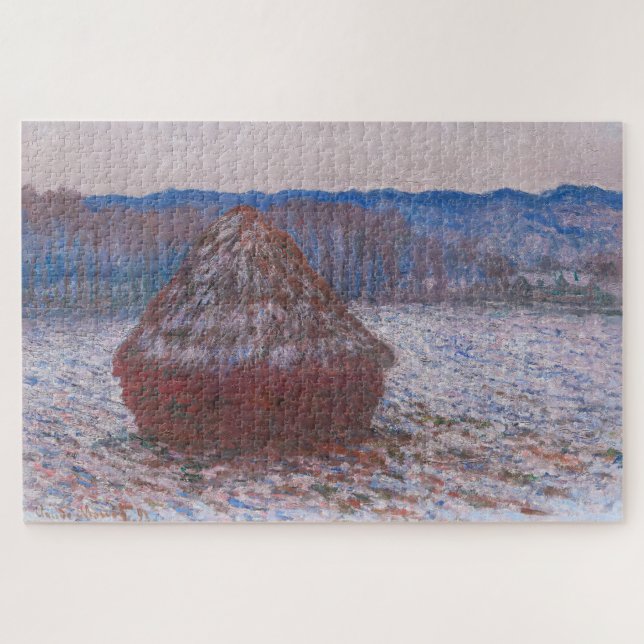 QUEBRA-CABEÇA "HAYSTACKS 1890-91", POR CLAUDE MONET QUEBRA-CABEÇ (Horizontal)
