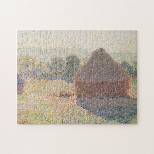 Quebra-cabeça Haystacks Midday Monet Fine Art (Horizontal)