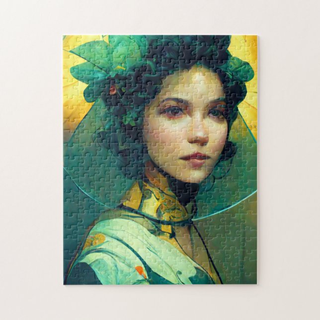 Quebra-cabeça Headdress Fantasy Sci-Fi (Vertical)