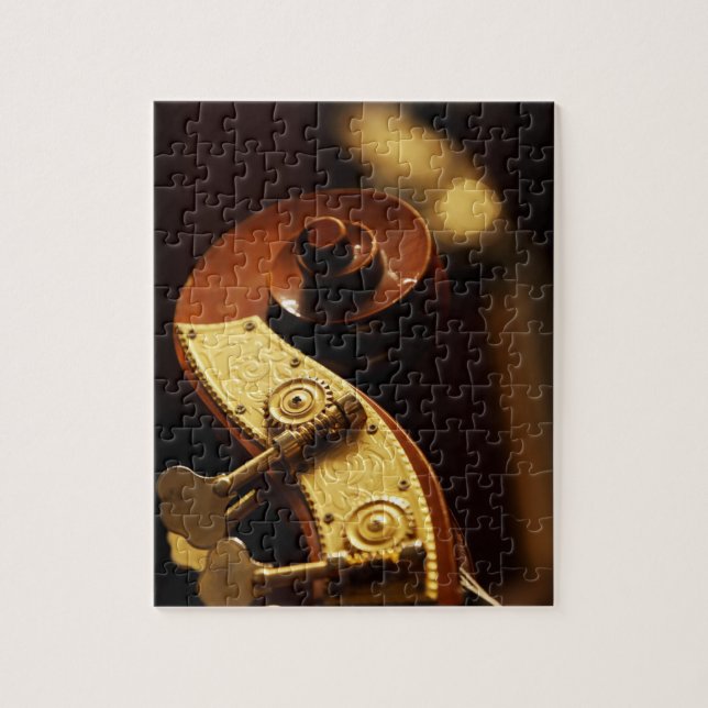 Quebra-cabeça Headstock 2 do contrabaixo (Vertical)