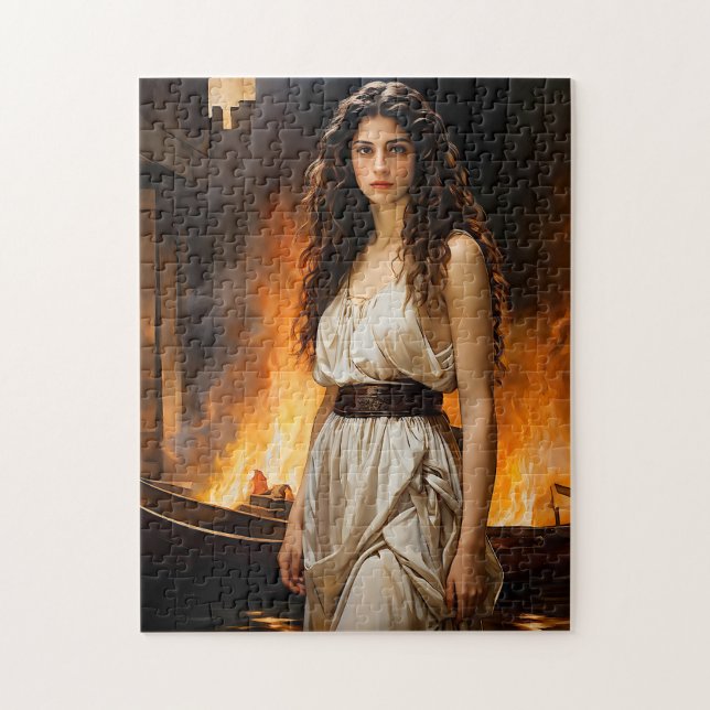 Quebra-cabeça "Helena Atemporal: Catalisadora de Tróia" (Vertical)