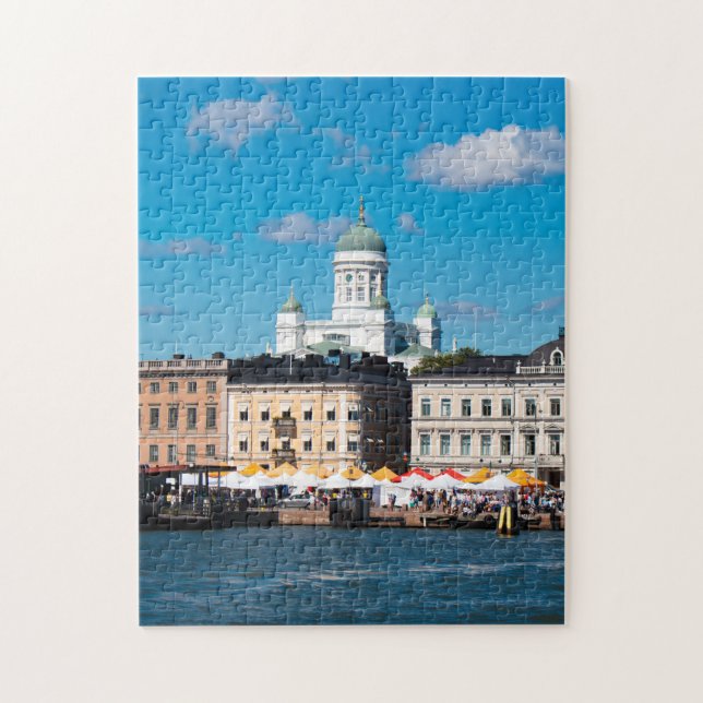 Quebra-cabeça Helsinki Skyline (Vertical)