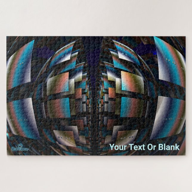 Quebra-cabeça Hemisférios Concentrados (Horizontal)