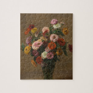 Quebra-cabeça Henri Latour - Zinnias
