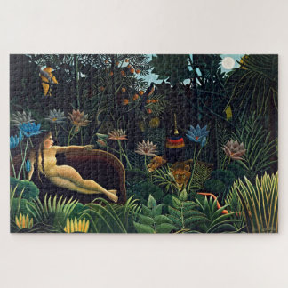 Quebra-cabeça Henri Rousseau Dream Jungle Art Jigsaw Puzzle