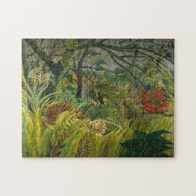 Quebra-cabeça Henri Rousseau - Surpreso! (Horizontal)