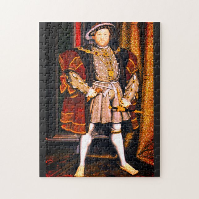 Quebra-cabeça Henry VIII Tudors História Rei Inglaterra seis Esp (Vertical)