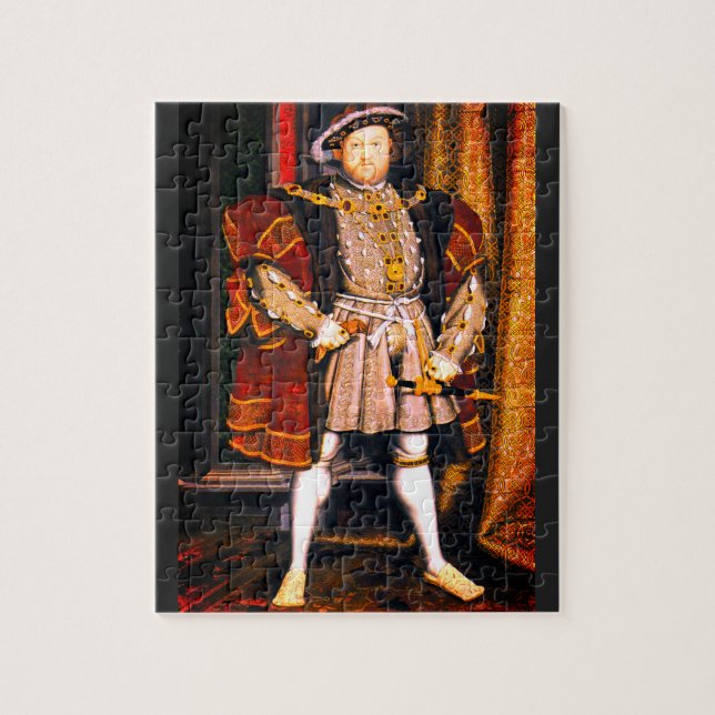 Quebra-cabeça Henry VIII Tudors História Rei Inglaterra seis Esp (Vertical)