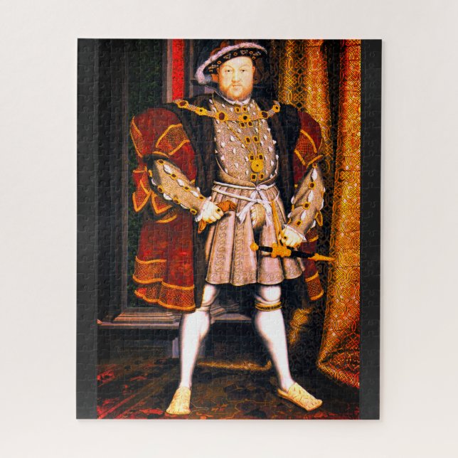 Quebra-cabeça Henry VIII Tudors História Rei Inglaterra seis Esp (Vertical)
