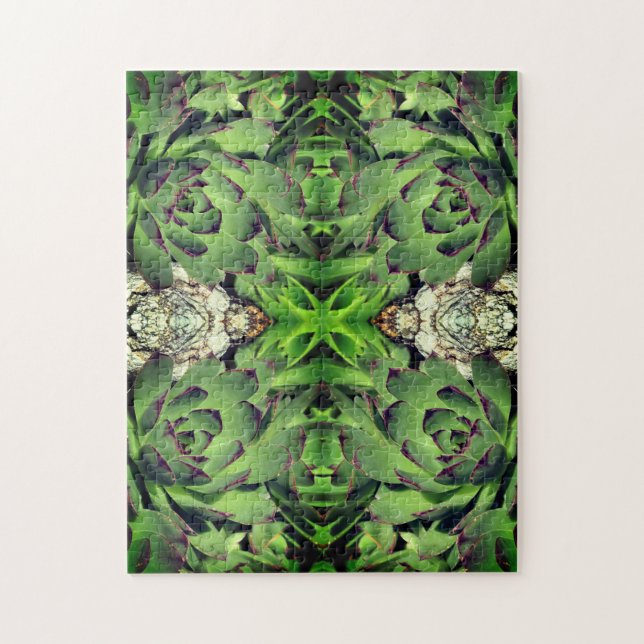 Quebra-cabeça Hens E Pintinhos Jardim Fechem Abstrato (Vertical)