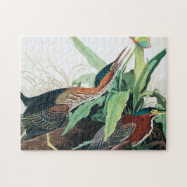 Quebra-cabeça Herão Verde por John James Audubon