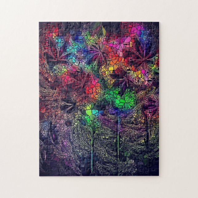 Quebra-cabeça Herbal Mosaic Heart (Vertical)