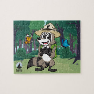 Quebra-cabeça Herói da borboleta do rick da guarda florestal -