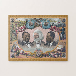 Quebra-cabeça Heróis Abolicionistas Pretos, Frederick Dougla$$