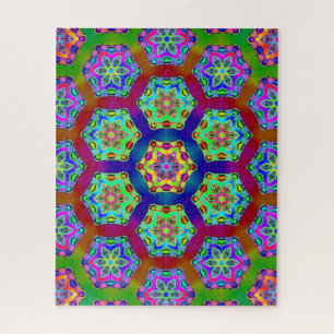 Quebra-cabeça Hexagon Mandala Design 1.11.23.1