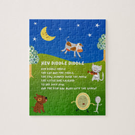 Quebra-cabeça Hey Diddle Diddle Nursery Rhyme Puzzle