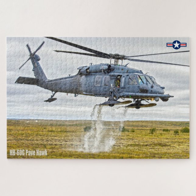 Quebra-cabeça HH-60G PAVE HAWK (20x30 POLEGADAS) (Horizontal)
