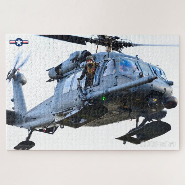 Quebra-cabeça HH-60G PAVE HAWK (20x30 POLEGADAS) (Horizontal)
