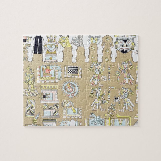 Quebra-cabeça Hieroglyphics mexicanos, 'de DES Cordillieres de (Horizontal)