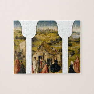 Quebra-cabeça Hieronymus Bosch- a adoração dos Magi