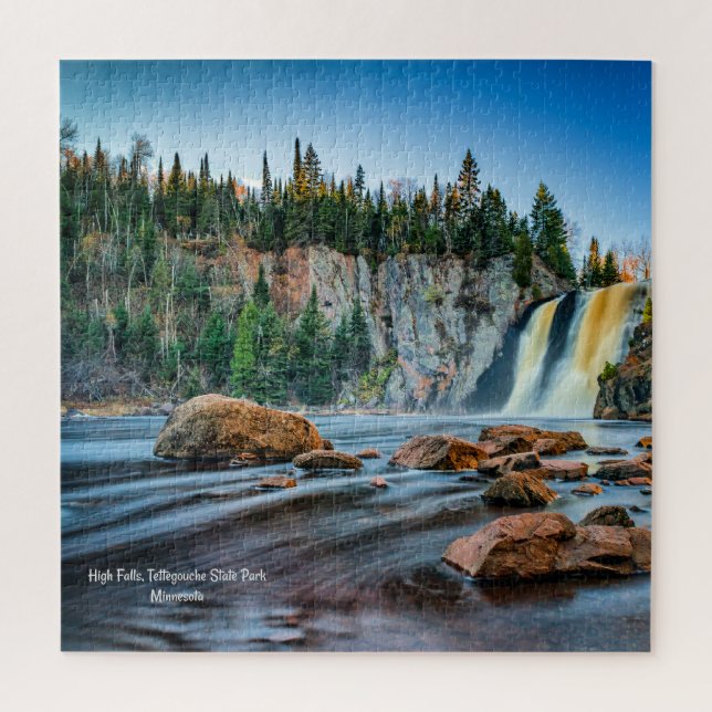 Quebra-cabeça High Falls, Tettegouche Park, Minnesota (Vertical)