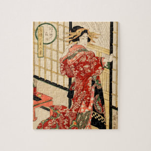 Quebra-cabeça Hikeyotsu no you no ame (Vintage impressão japon