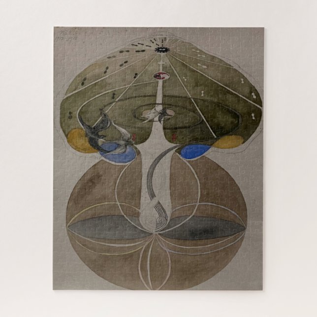 Quebra-cabeça Hilma Af Klint, Árvore Do Conhecimento N.º 2, Abst (Vertical)