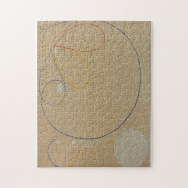 Quebra-cabeça Hilma Af Klint, Estrela de Sete Pontos No7, Abstra (Vertical)
