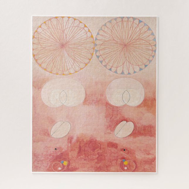 Quebra-cabeça Hilma Af Klint, O Dez Maior No9, Abstrato Art (Vertical)