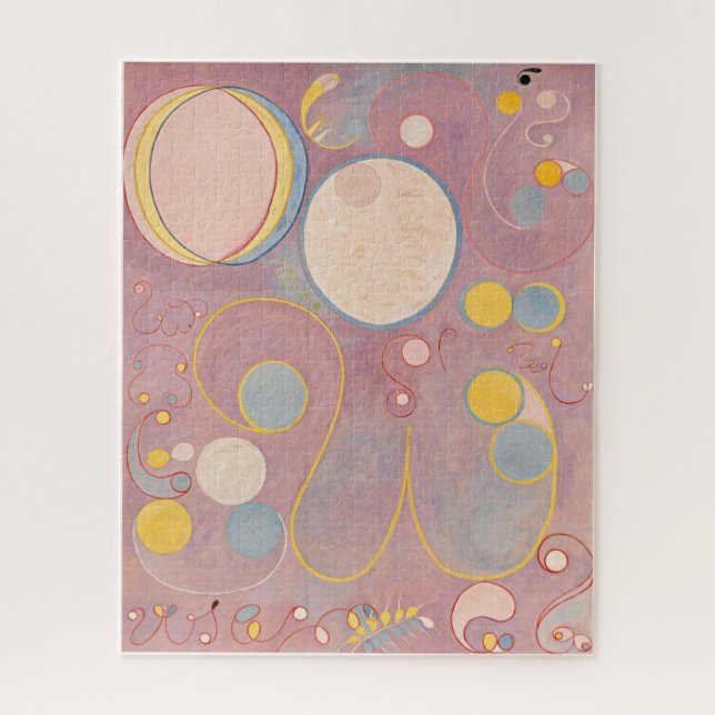 Quebra-cabeça Hilma Af Klint, Os Dez Maiores Sem8, Abstrato Art (Vertical)