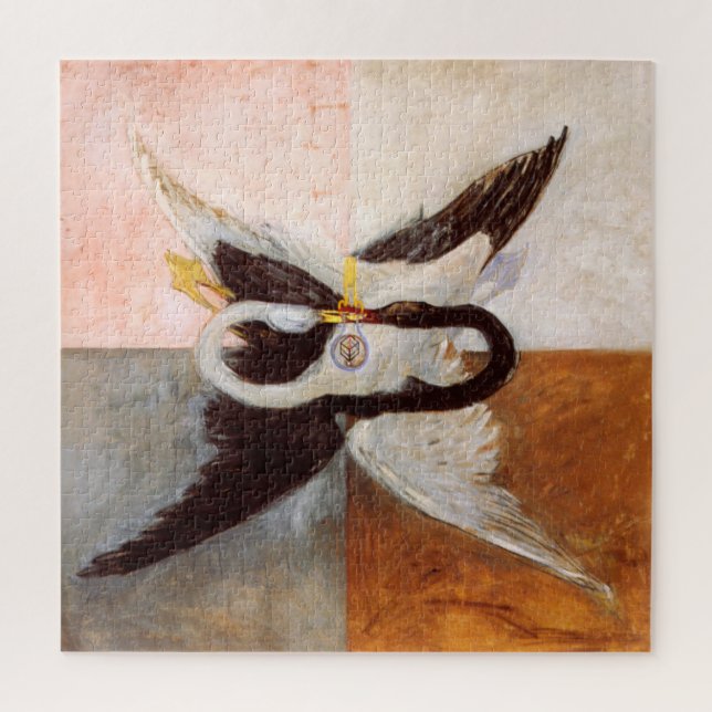 Quebra-cabeça Hilma Af Klint, The Swan No.24, Abstrato Art (Vertical)