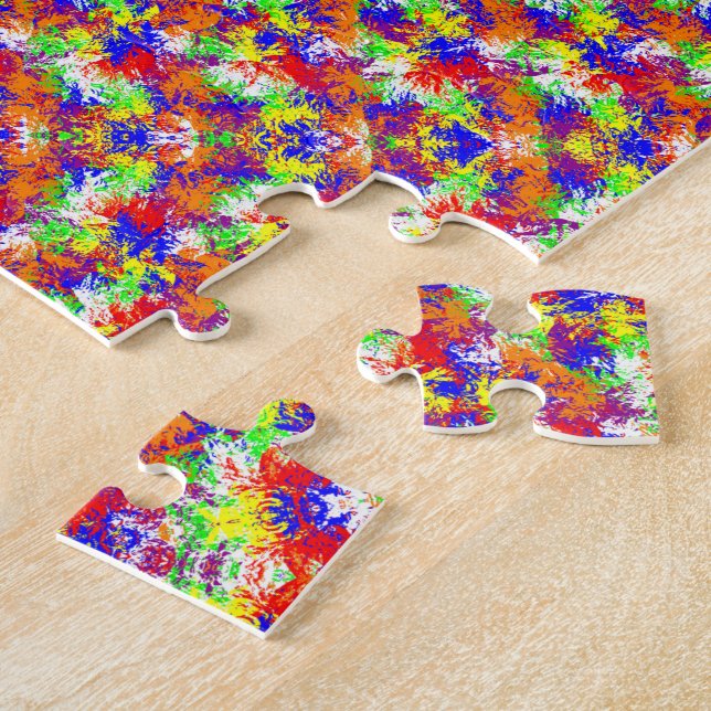 Quebra-cabeça Hippie Colors Mandala (Lateral)