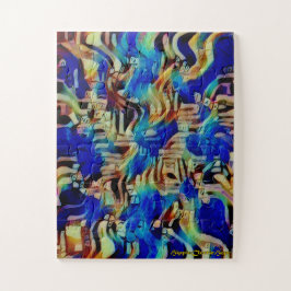 Quebra-cabeça HippieClecticHope no CrFl 18-6 (Kids' 11" x 14")